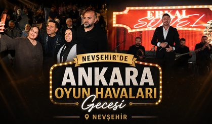 Nevşehir’de Ankara Oyun Havaları Gecesi Coşkusu