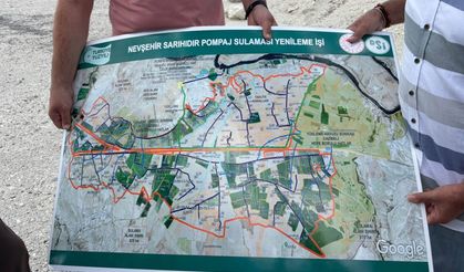 Ürgüp Sarıhıdır’da Tarıma Can Suyu Olacak Projede Sona Doğru