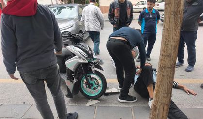 Nevşehir 2000 Evler’de Trafik Kazası! Motosikletli Kurye Yaralandı