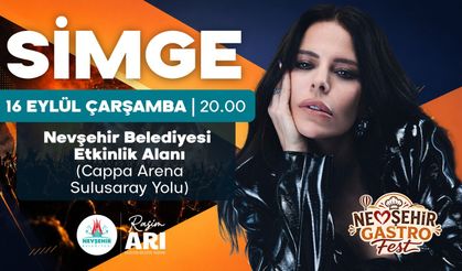 Nevşehir'de Müzik Ziyafeti; “SİMGE” Sevenleriyle Buluşuyor