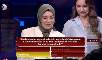 Beyaz’la Joker’de Kapadokya Sorusu! Doğru Cevap Nevşehir’den