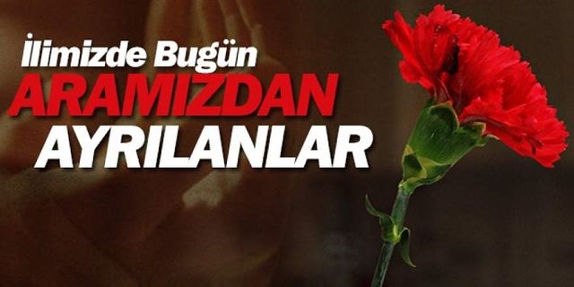 Nevşehir'de bugün vefat edenler (05 Aralık 2022)