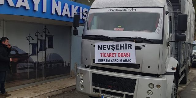 Nevşehir'deki borsa ve odalardan deprem bölgesine 7000 battaniye
