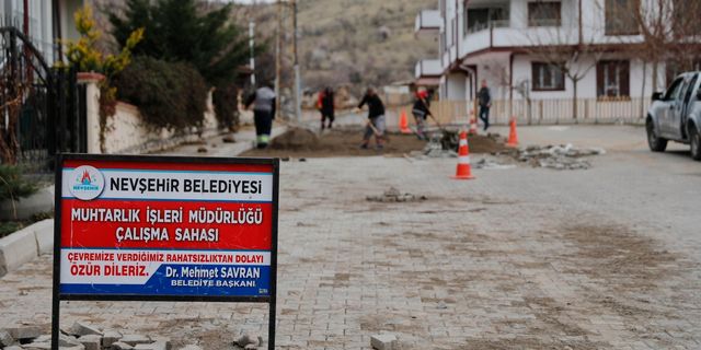 Nevşehir Belediyesi Bozulan Yollarda Bakım Ve Onarım Çalışmalarını Sürdürüyor