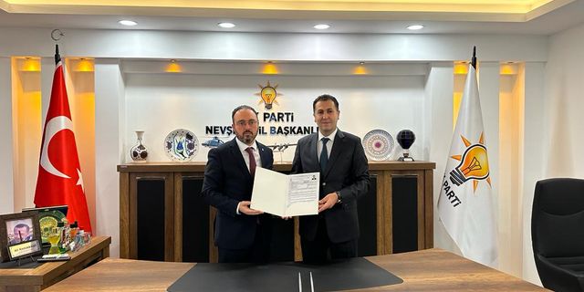 Cengiz Ekici, AK Parti'den Nevşehir aday adaylığı başvurusunda bulundu