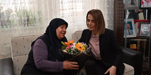 Nevşehir'de 8 Mart Dünya Kadınlar Günü Şehit Aileleri Yalnız Bırakılmadı