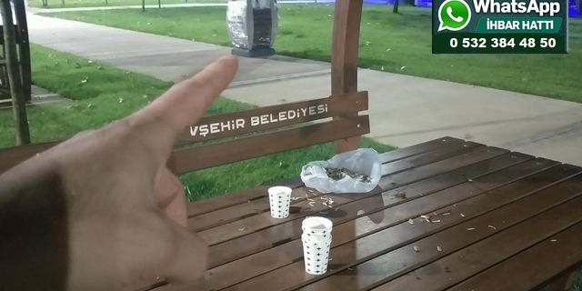 Hasta bunlar! Nevşehir'de yeni açılan parklara zarar verdiler