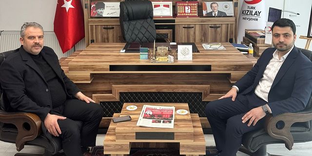 Milletvekili Aday Adayı Turan Balak, Kızılay Şube Başkanı Civelek'i Ziyaret Etti