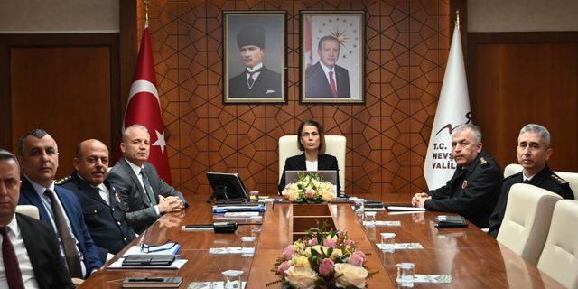 Nevşehir'de seçim güvenliği değerlendirildi
