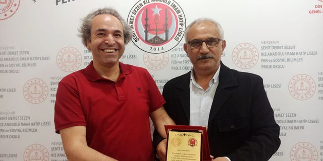 Nevşehir'de Fizik Öğretmeni Serdar Efil Emekli oldu