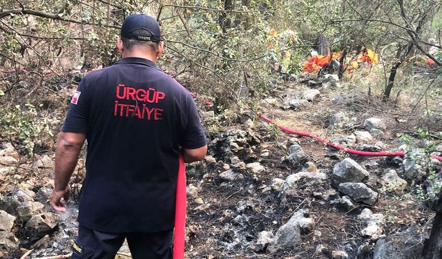Ürgüp Belediyesi, Kemer orman yangını için seferber oldu