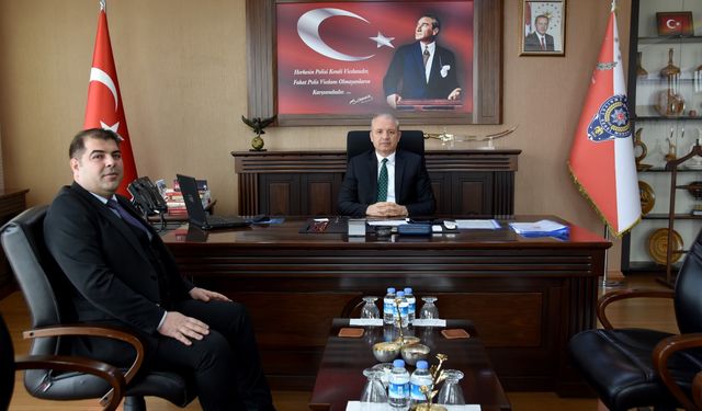 Nevşehir OSB Müdürü Kafalı'dan Emniyet Müdürüne ziyaret