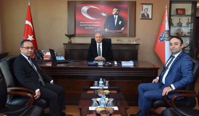 Tutal ve Bayrak'tan Emniyet Müdürüne ziyaret