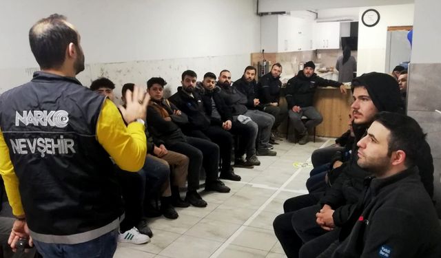 Nevşehir'de  bir haftada 115 kişi bilgilendirildi.