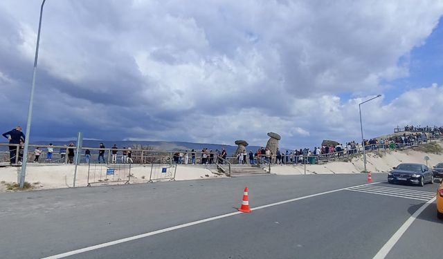 Kapadokya'da Ramazan Bayramı yoğunluğu