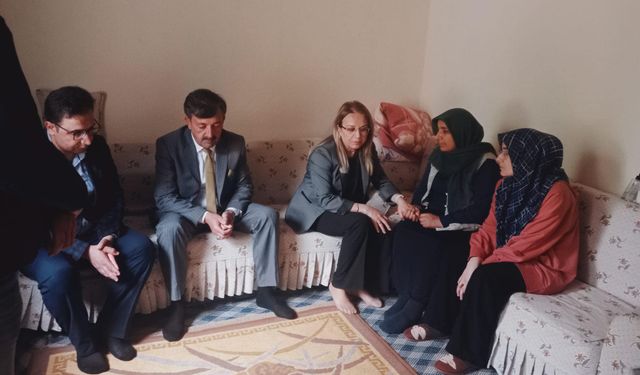 Kılıç'tan şehit Toktaş'ın ailesine taziye ziyareti