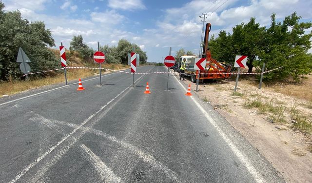 Nevşehir - Çat yolu trafiğe kapatıldı