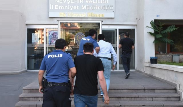 Nevşehir'de aranan 20 kişiden 13'ü tutuklandı