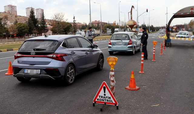 Nevşehir'de düzensiz göçmenlere yönelik denetim yapıldı