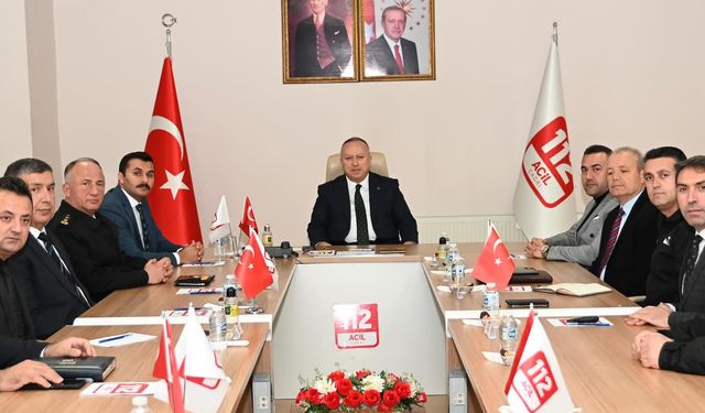 Acil çağrı hizmetleri koordinasyon kurulu toplandı