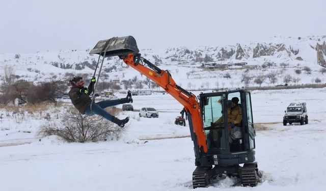 Kapadokya’da adrenalin dolu bir etkinlik