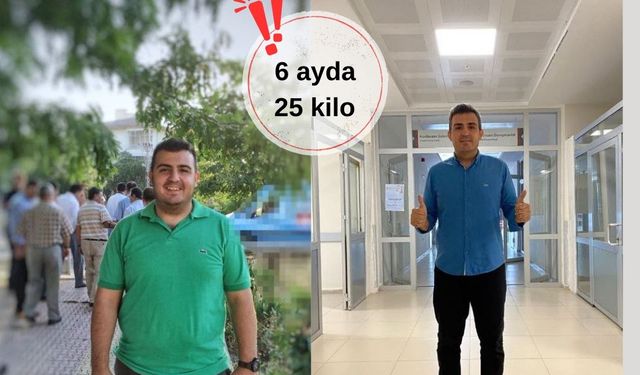 Nevşehir'de 6 ayda 25 kilo verdi, hayatı değişti