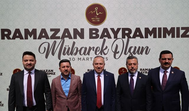 Nevşehir'de Ramazan Bayramı Bayramlaşma Töreni Yapıldı