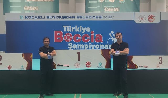 Nevşehirli Hakemler Kocaeli-Gebze'de düzenlenen Türkiye Bocce Şampiyonasında başarıyla temsil etti