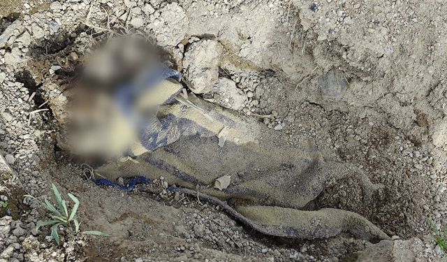 Nevşehir'de tüyler ürperten olay! Toprağa gömülü ceset bulundu