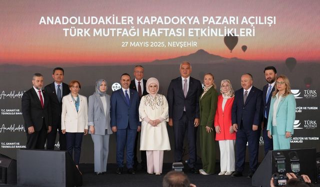 Emine Erdoğan, KÜN Ev Sahipliğinde “Anadoludakiler Kapadokya Pazarı” Açılışına Katıldı