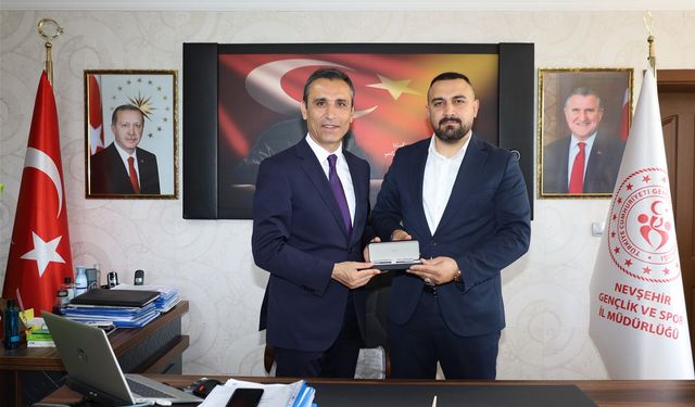 Nevşehir Ülkü Ocakları'ndan İl Müdürü Özdemir'e Ziyaret