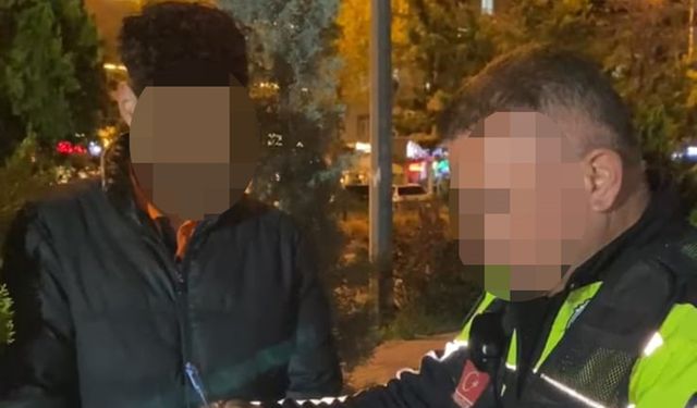 Nevşehir'de motosikletiyle tehlikeli hareketler yapan sürücüye ceza
