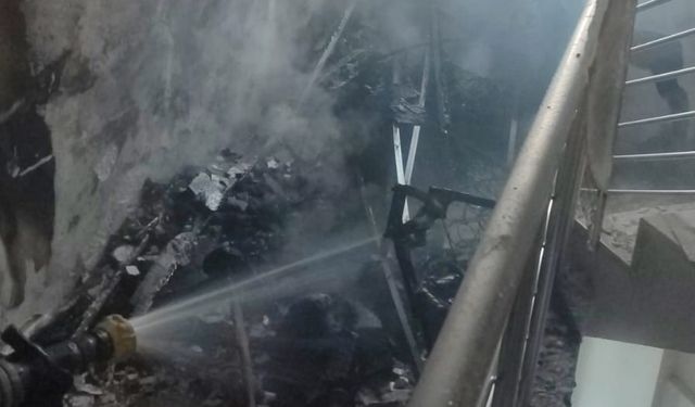 Nevşehir'de korkutan ev yangını: 1 kişi dumandan etkilendi