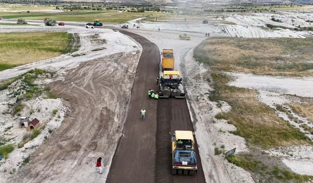 Göreme-Nevşehir bağlantı yolu tam gaz