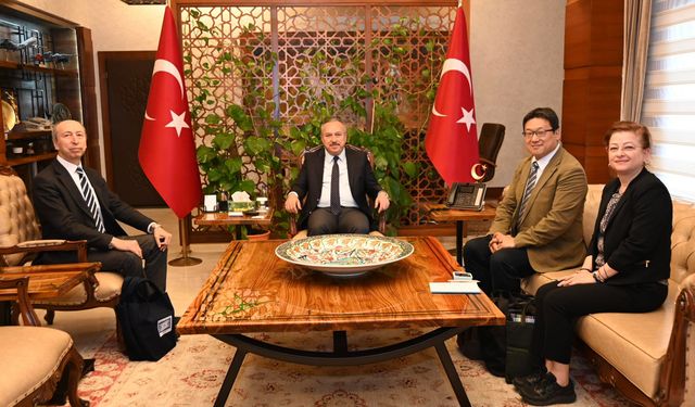 Türk Japon Vakfı'ndan Nevşehir Valisi Fidan'a ziyaret