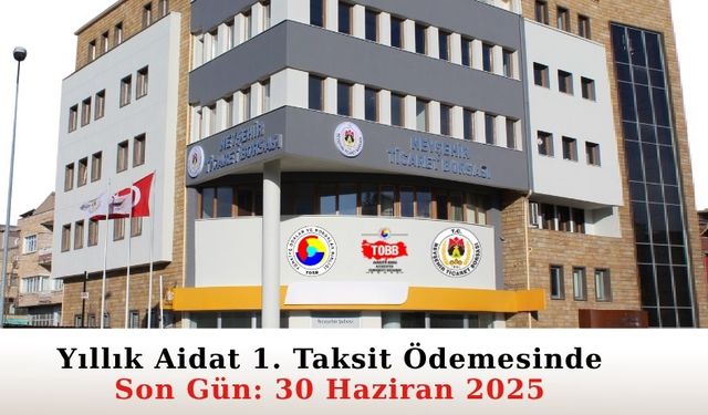 Nevşehir Ticaret Borsası’ndan Aidat Bilgilendirmesi