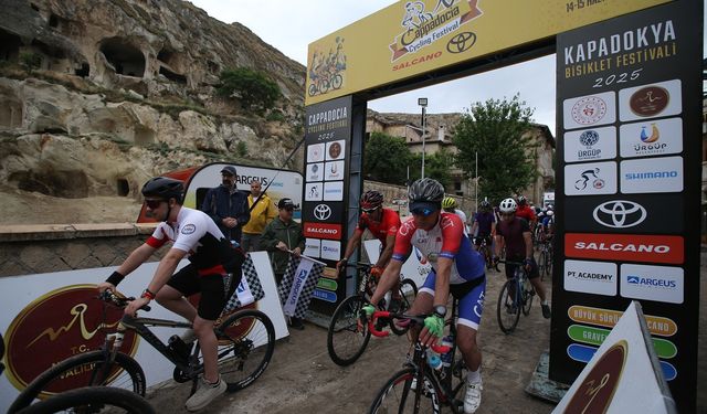 Kapadokya Bisiklet Festivali Ürgüp'te start aldı