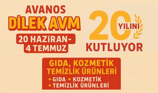 Avanos Dilek AVM'de Büyük İndirim Şöleni Başlıyor...