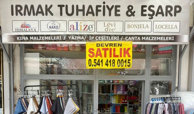 Nevşehir'de Devren Satılık Eşarp ve Tuhafiye Dükkanı