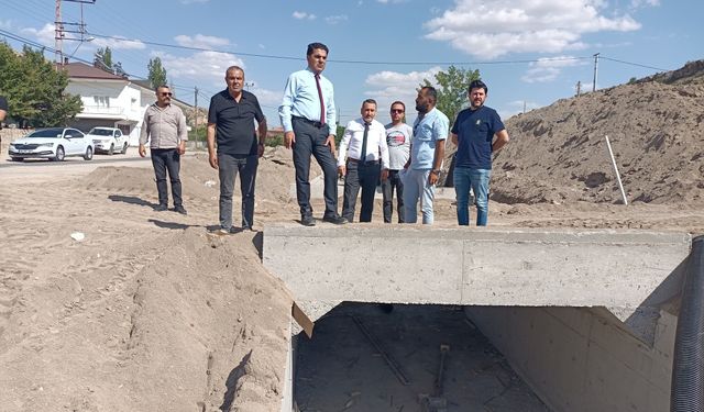 Nevşehir Mazı Köyü’nde Taşkın Onarımı Sürüyor