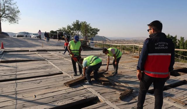 Ürgüp Üç Güzeller Yürüyüş Yolu Yenileniyor