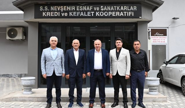 Nevşehir Valisi Fidan’dan Esnaf Odalarına Ziyaret
