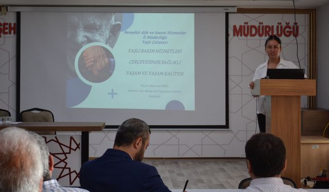 NEVÜ’lü Akademisyenler Nevşehir İl Yaşlı Çalıştayı’na Bilimsel Katkı Sağladı