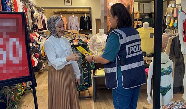 Nevşehir Emniyetten KADES Broşürlü Bilgilendirme