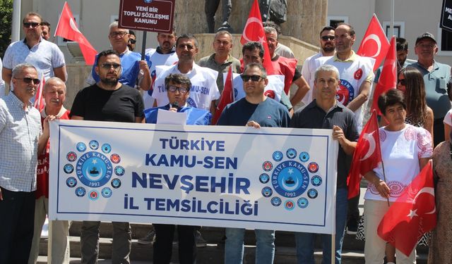 Çetin: “Verilen Maaş Zam Teklif Oranlarını Protesto Ettik.”