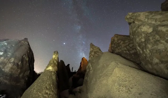 Kapadokya’da Perseid Meteor Yağmuru Göz Kamaştırdı