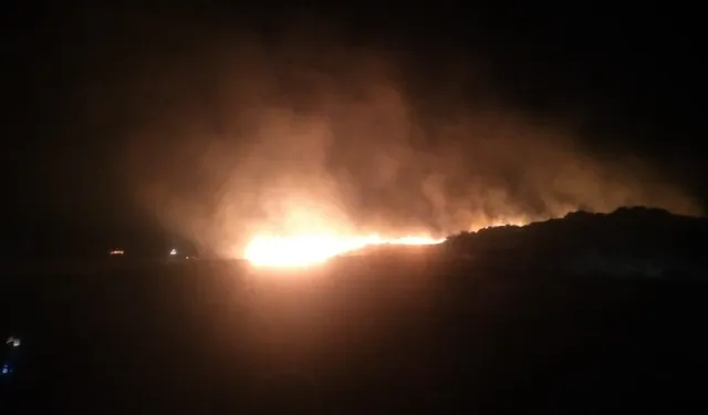 Nevşehir’de Otluk Alanda Çıkan Yangın Korkuttu