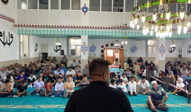 Nevşehir Topaç'ta Kur’an Kursu Finali ve Spor Tesisi Müjdesi