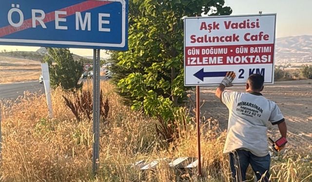 Kapadokya’da Görsel Kirliliğe Son! O Tabelalar Kaldırılıyor