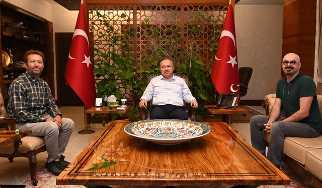 Nevşehir Valisi Misafirlerini Kabul Etti